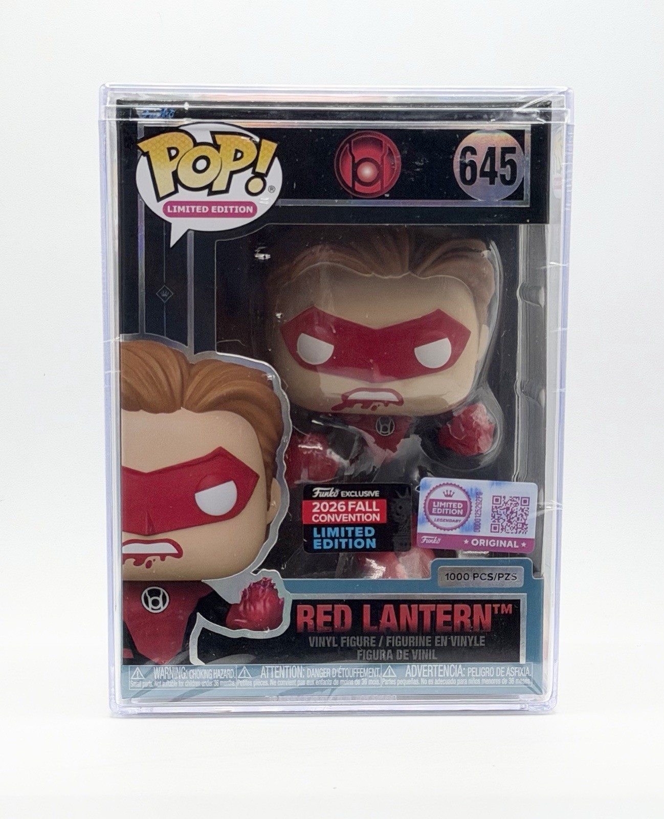 Funko Pop Red Lantern #645 Red Lantern LE 1000 - 2026 NYCC Shared Exclusive