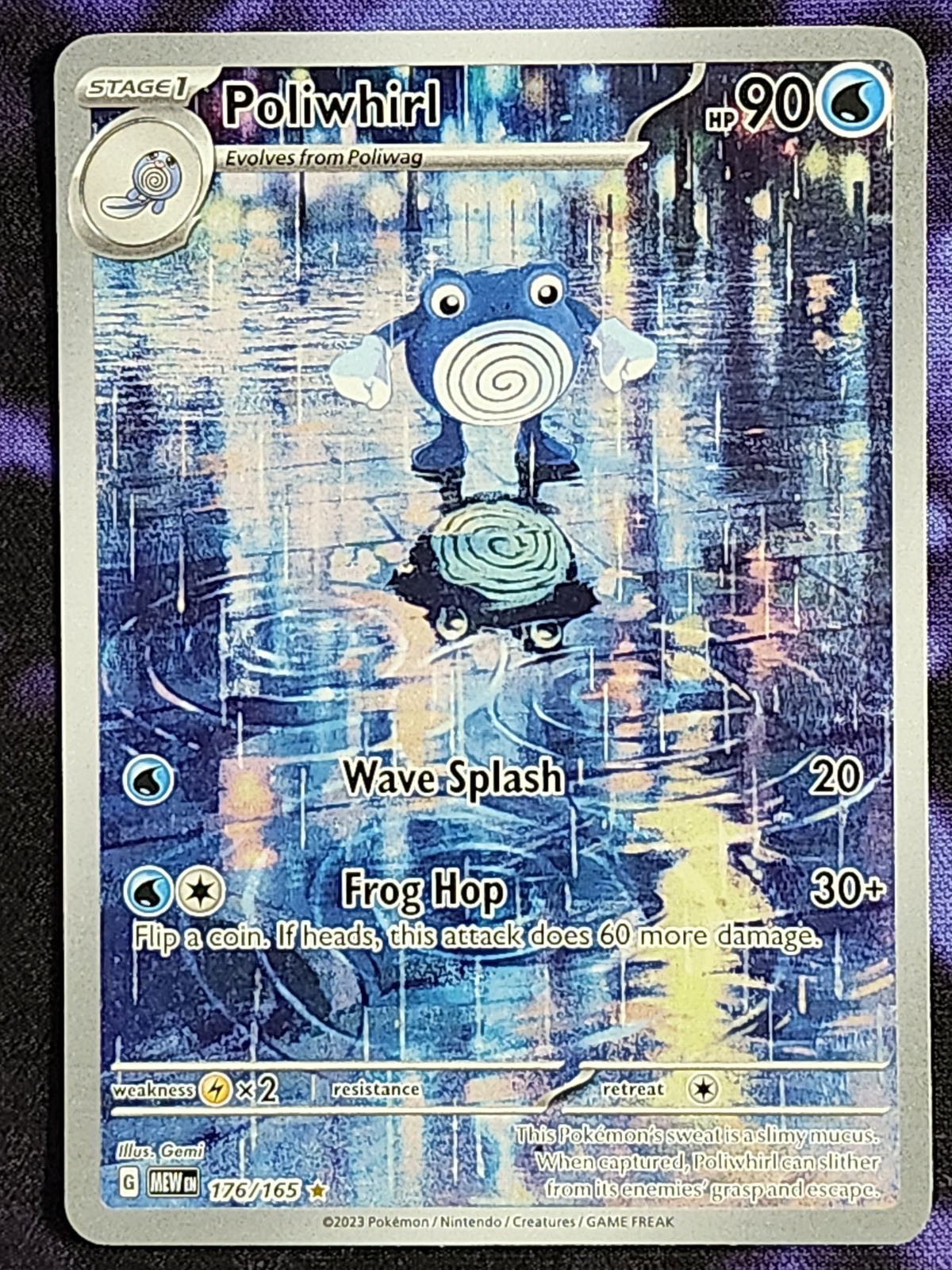 Pokemon 151 Poliwhirl 176/165 MEW Pokemon 151 Poliwhirl 176/165 MEW