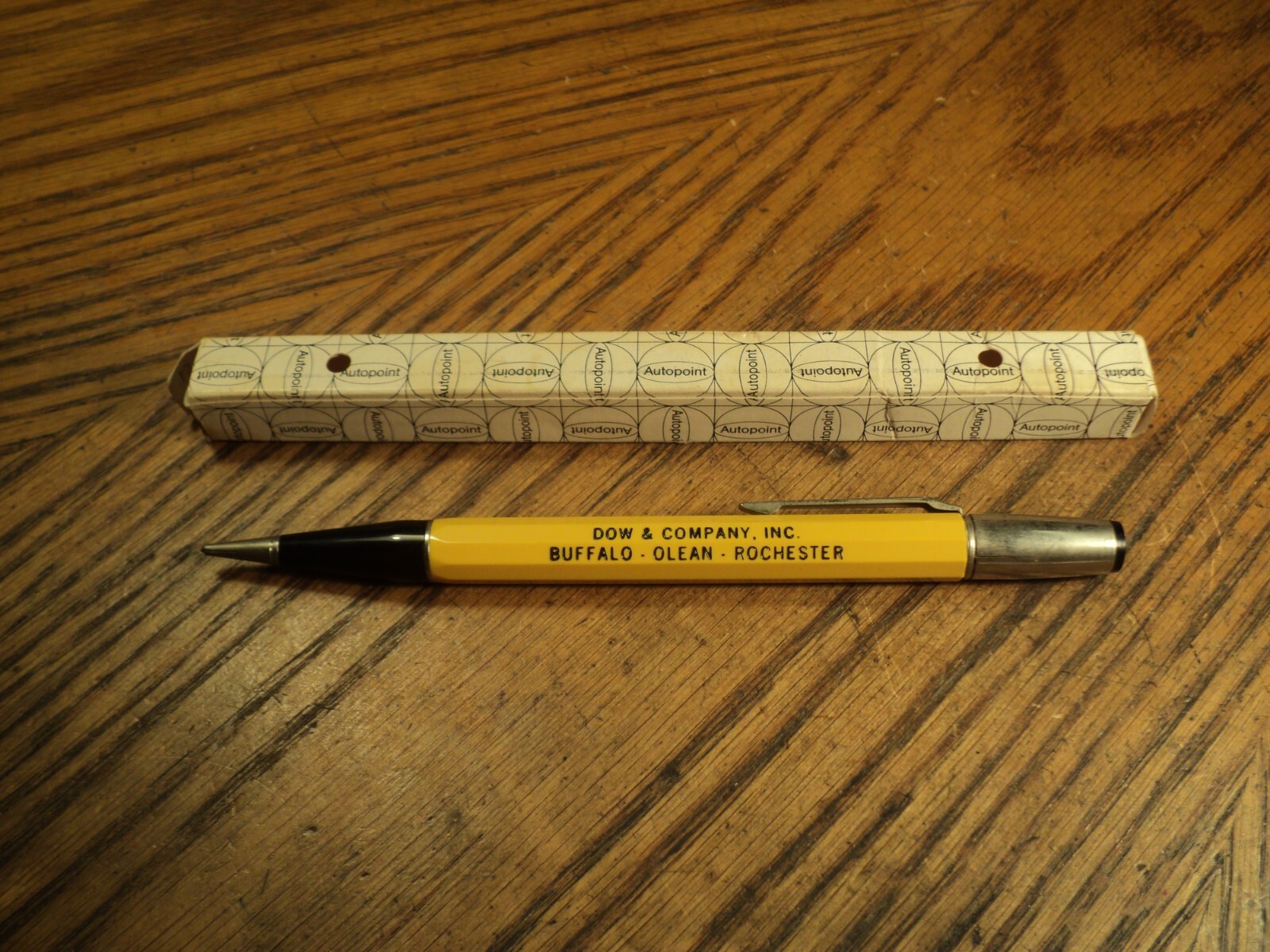 Vintage Autopoint Mechanical Pencil Dow & Company Inc 5-3/4 Vintage Autopoint Mechanical Pencil Dow & Company Inc 5-3/4