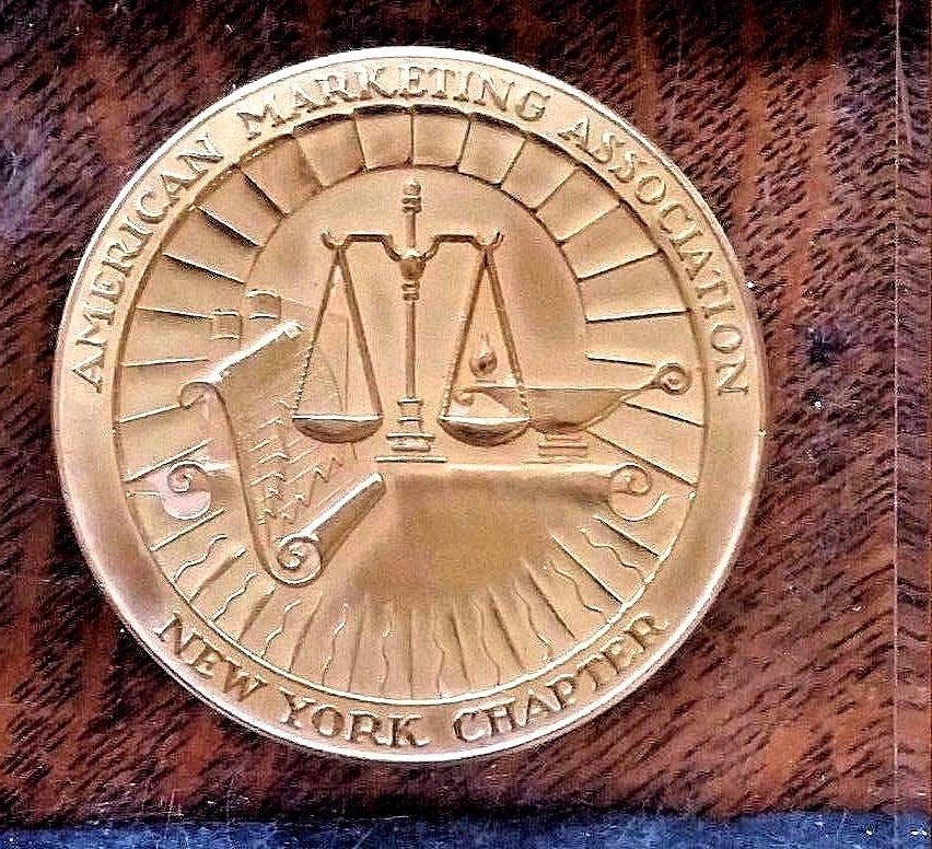 1957 Paperweight-Pace College-New York-Lillian Auch-Annual Student Award-Science