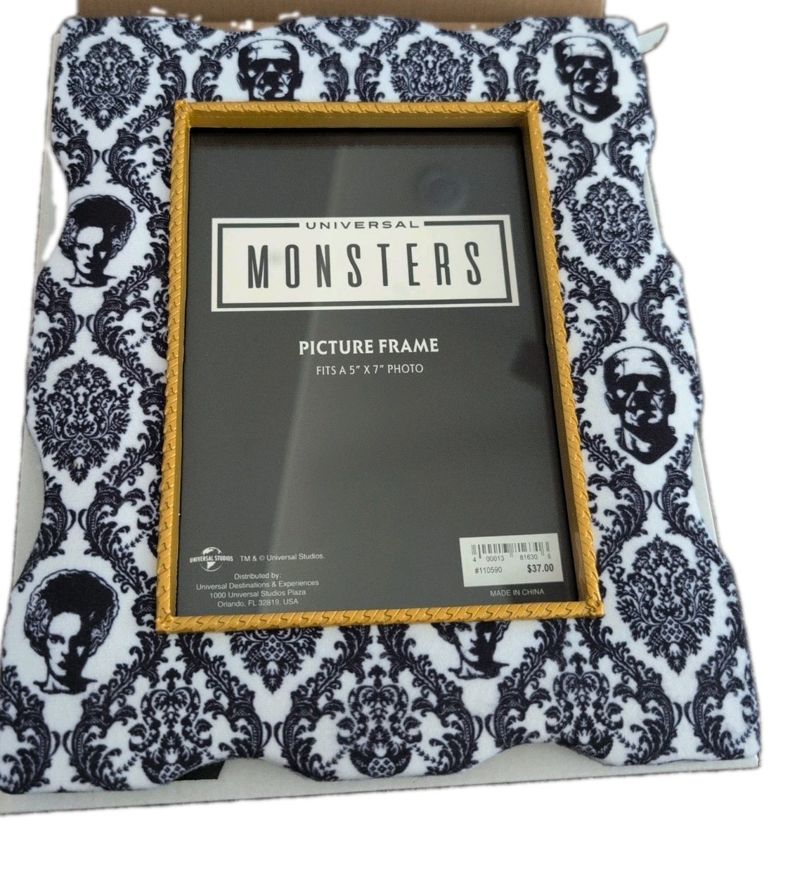 Universal Epic Universe Dark Universe Universal Monsters Floral Picture 5-7Frame