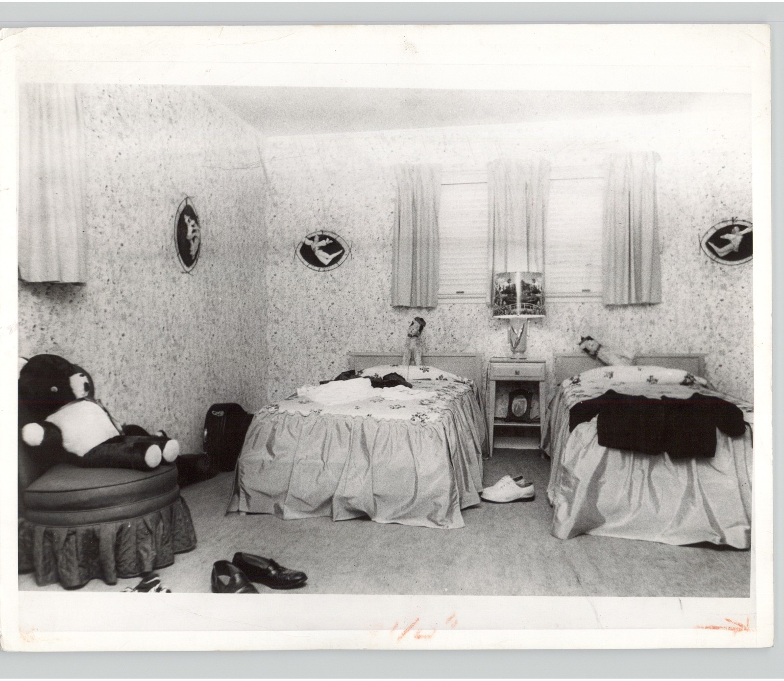 Elvis Presley's Bedroom Audubon Drive Memphis Tennessee 1956 Press Photo Elvis Presley's Bedroom Audubon Drive Memphis Tennessee 1956 Press Photo