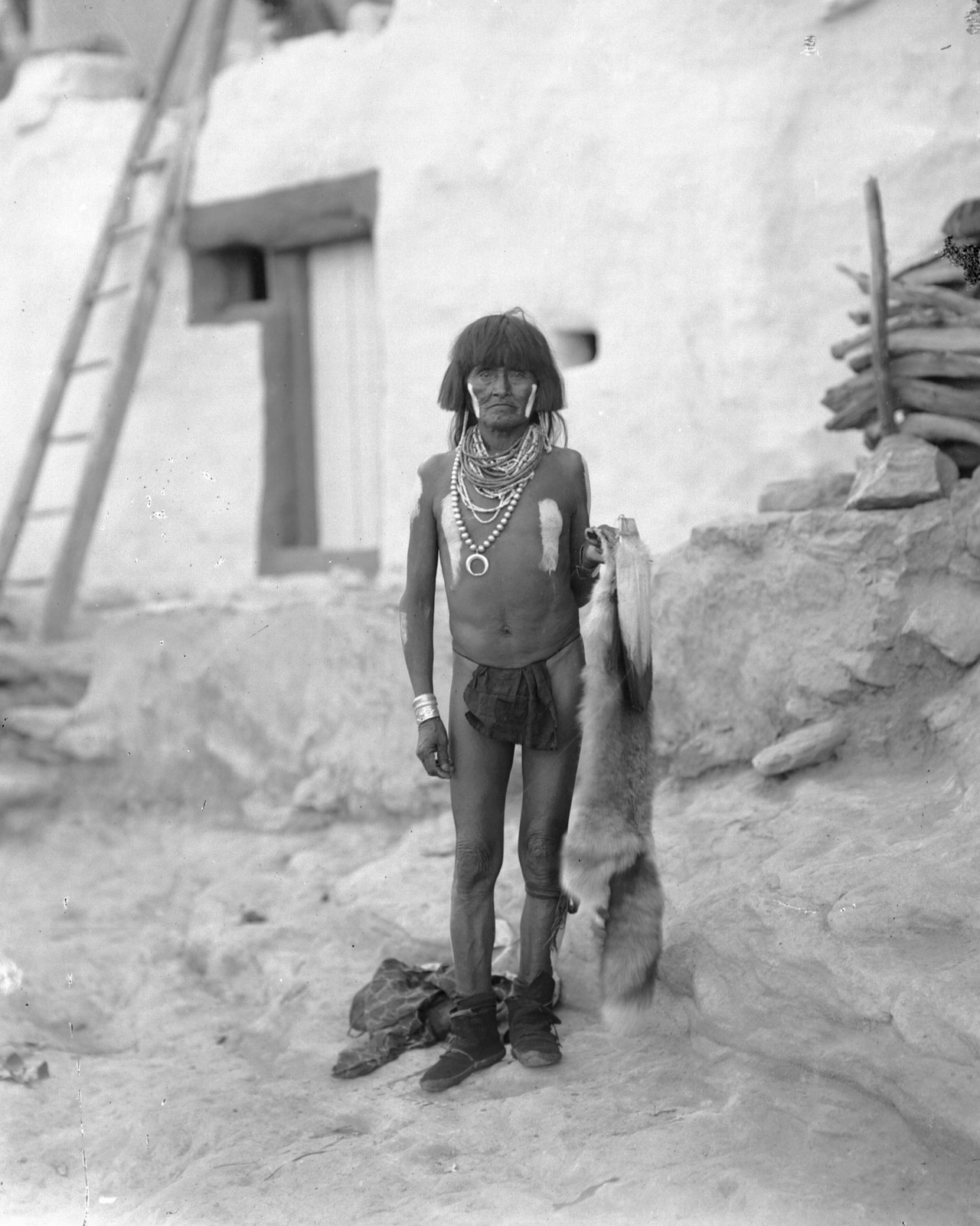 Hopi Snake Priest at the Pueblo of Walpi, Arizona Old West 8x10 Photo Reprint Hopi Snake Priest at the Pueblo of Walpi, Arizona Old West 8x10 Photo Reprint