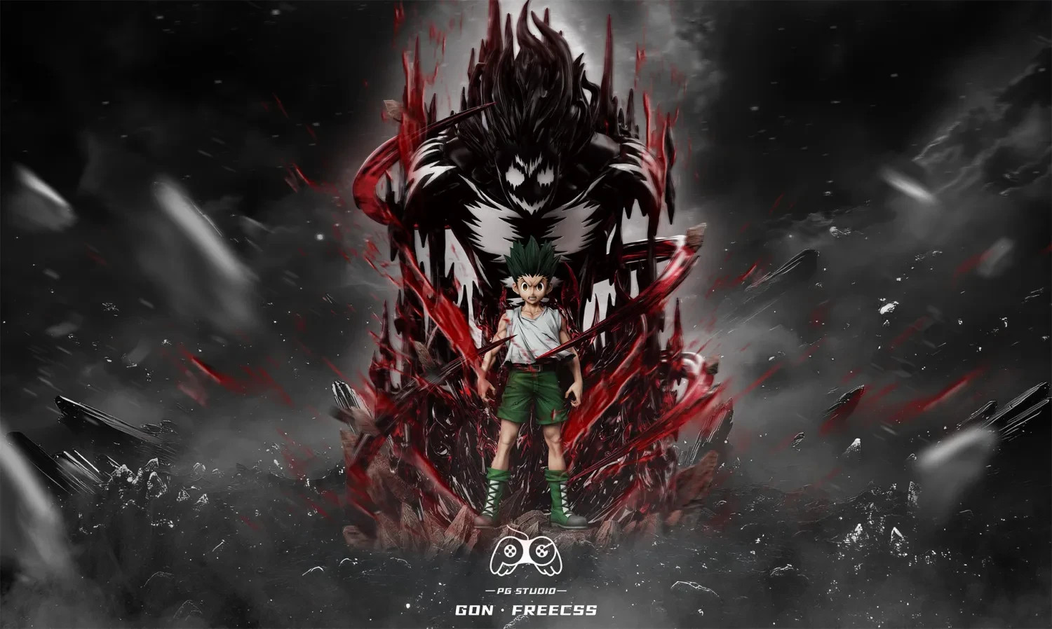 PG Studio Hunter X Hunter Dark GON·FREECSS Model PU in stock 1/6 Scale H53cm