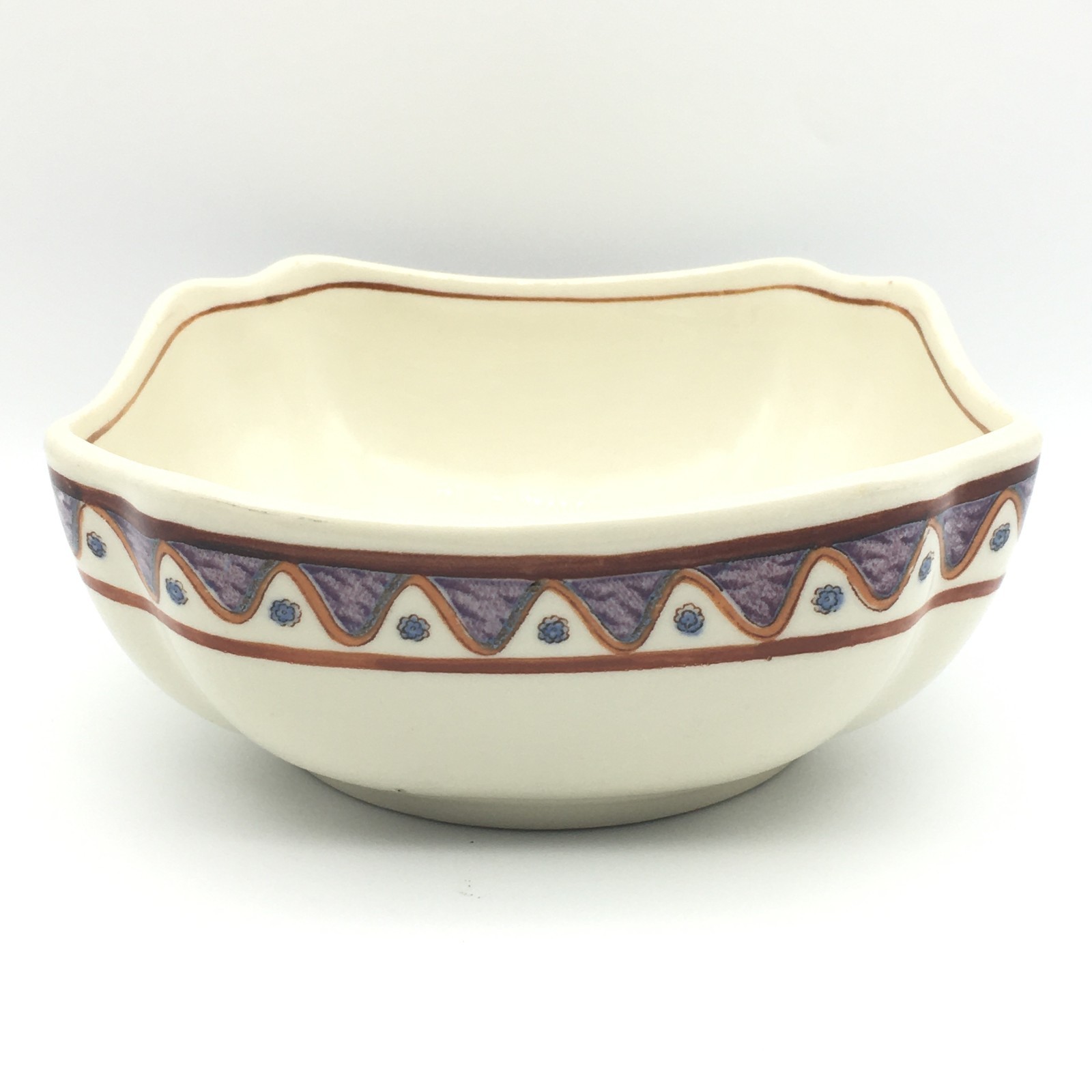 Restaurant Mayan Rockefeller Center - 1957 - Rare Square Custom Mayan Bowl