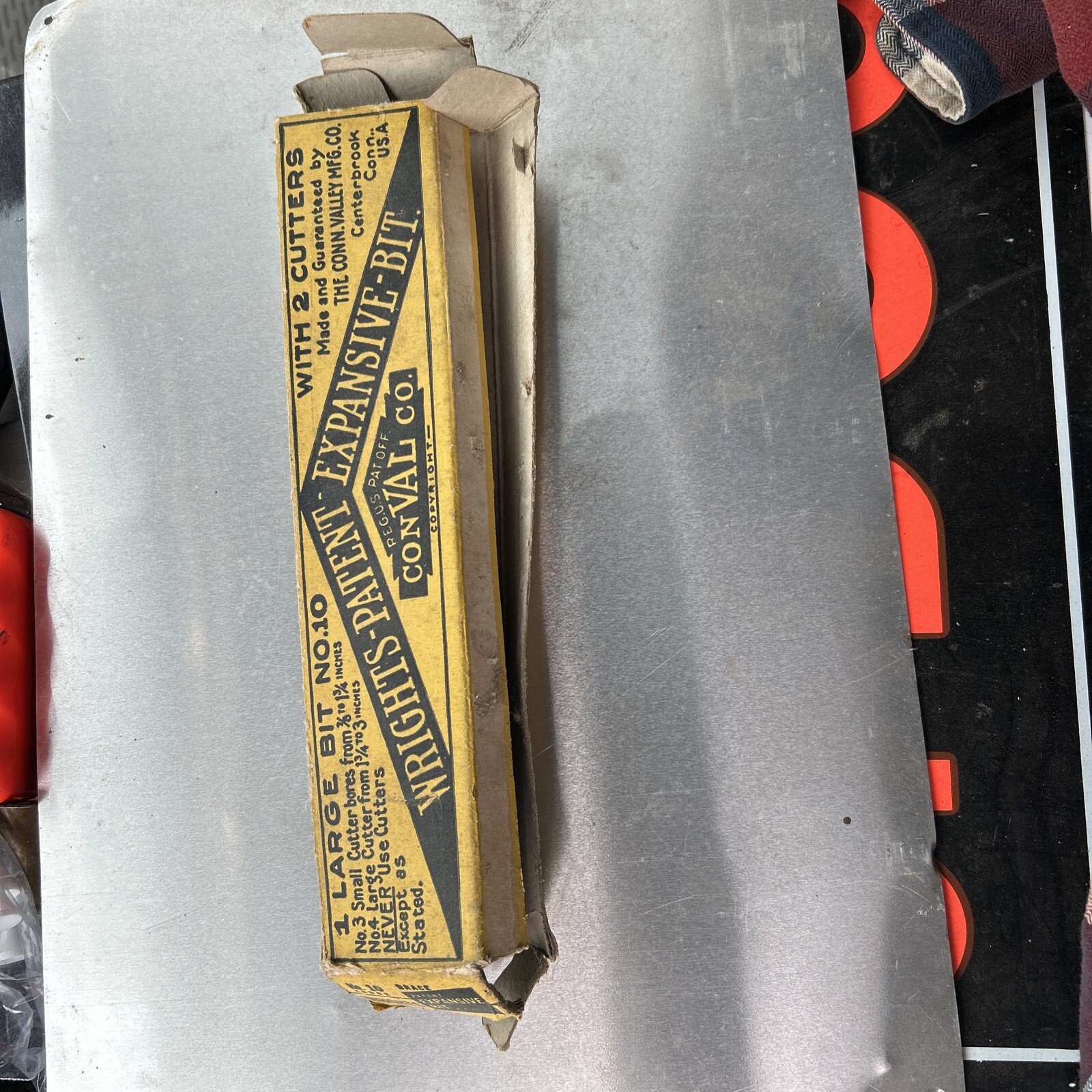 Vintage Wrights Con Val Co Expansive Auger Drill Bit