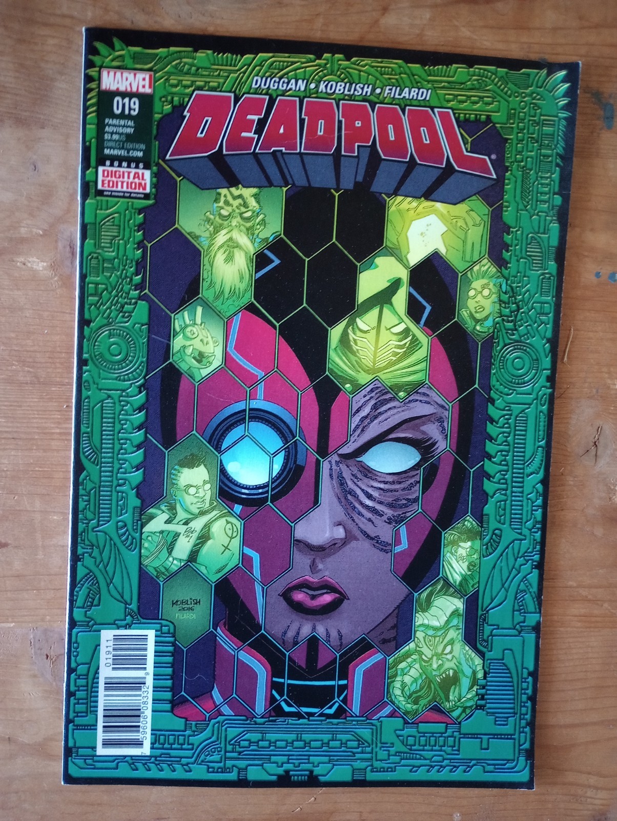 DEADPOOL, marvel #19, comic, nrmnt 2016 DEADPOOL, marvel #19, comic, nrmnt 2016