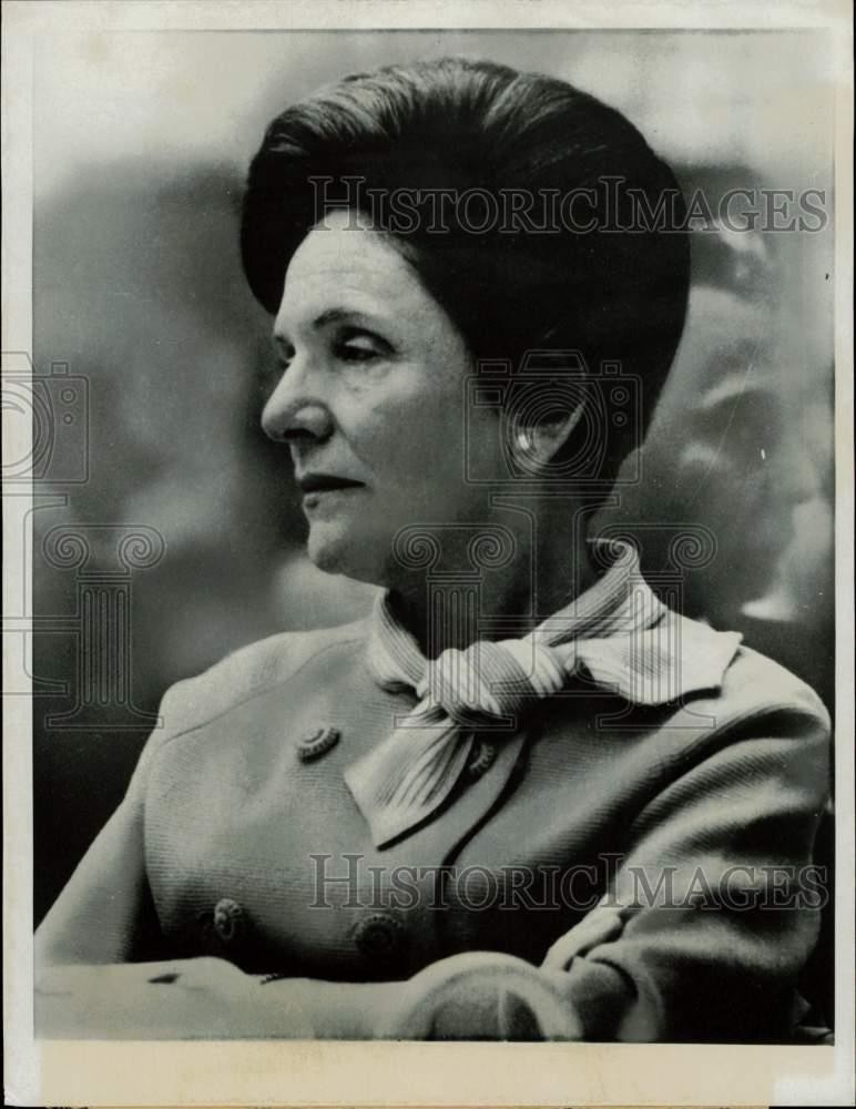 1968 Press Photo Mrs. Walter P. Reuther - lra19547 1968 Press Photo Mrs. Walter P. Reuther - lra19547