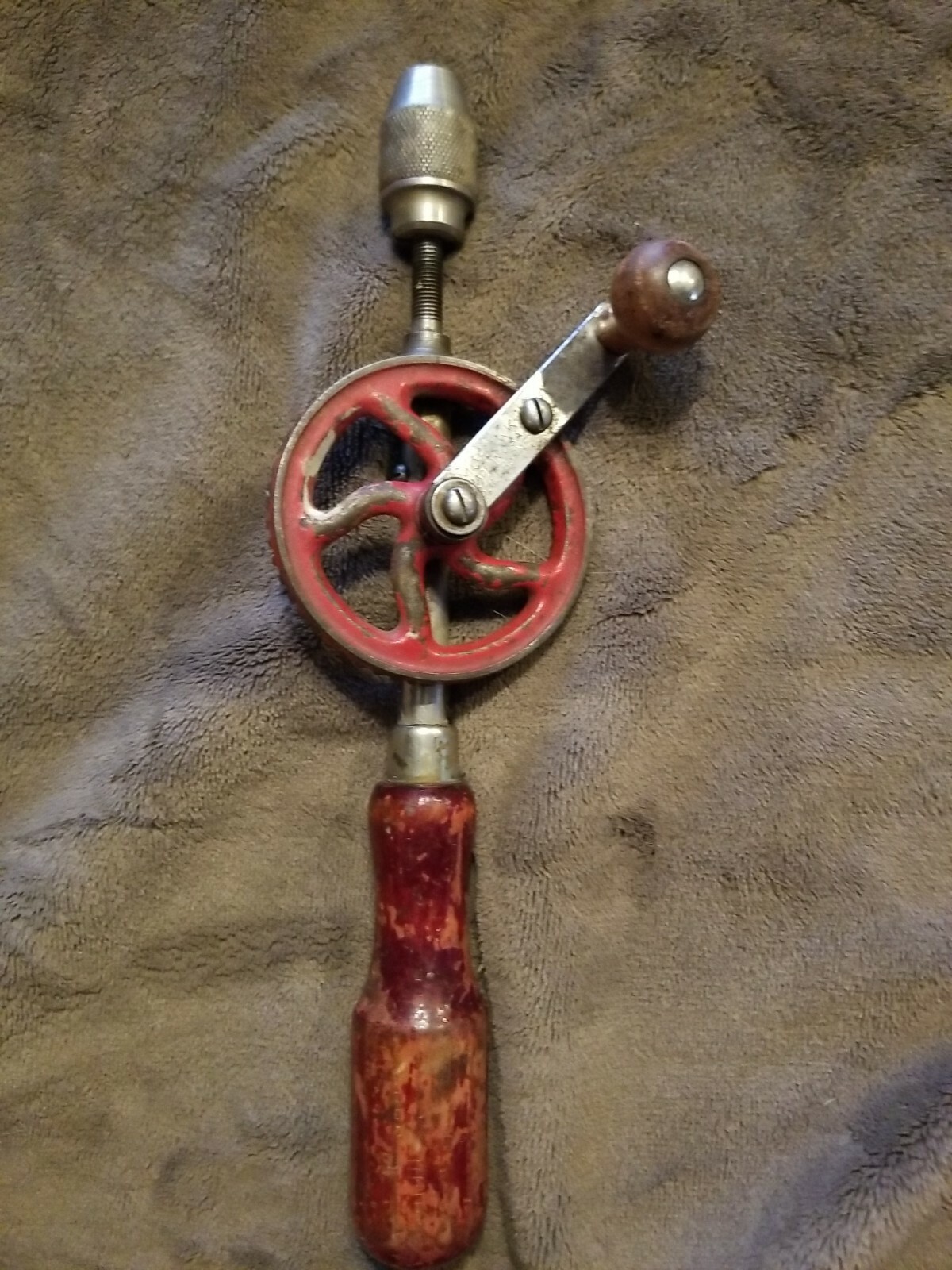 Mohawk SHELBURNE vintage Antique Hand Crank Drill