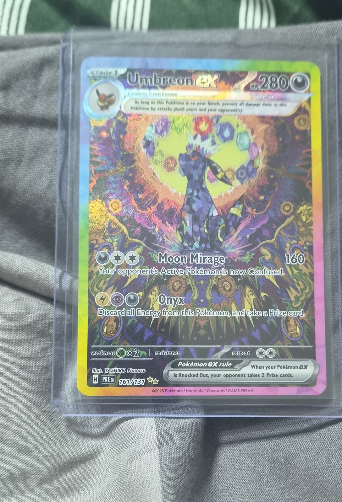 Umbreon ex 161/131 Prismatic Evolutions Holo Umbreon ex 161/131 Prismatic Evolutions Holo