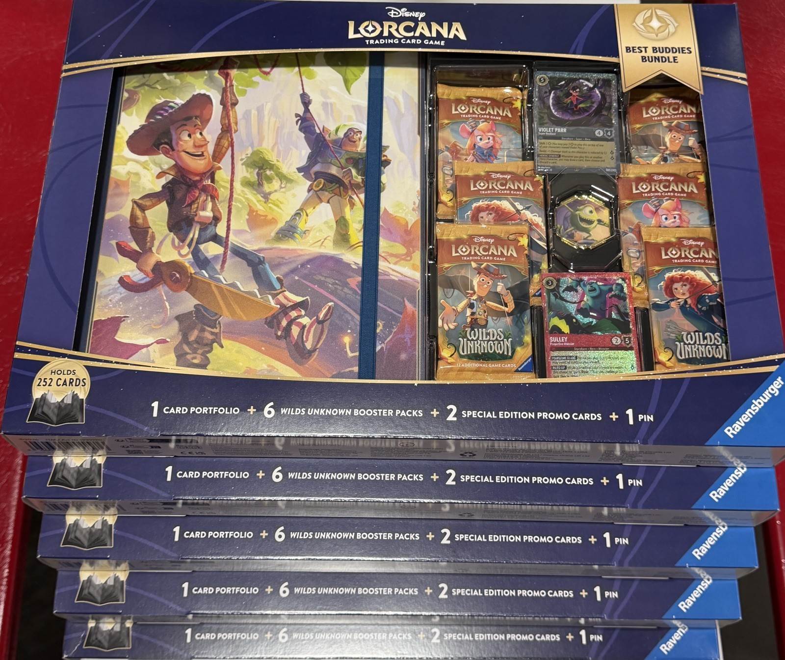 Disney Lorcana Best Buddies Bundle Wilds Unknown Booster Packs Binder Pin Sealed Disney Lorcana Best Buddies Bundle Wilds Unknown Booster Packs Binder Pin Sealed