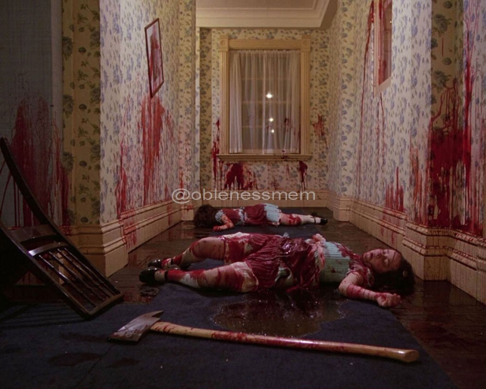 8x10 THE SHINING GLOSSY PHOTO 1980 the twins elevator overlook hotel print