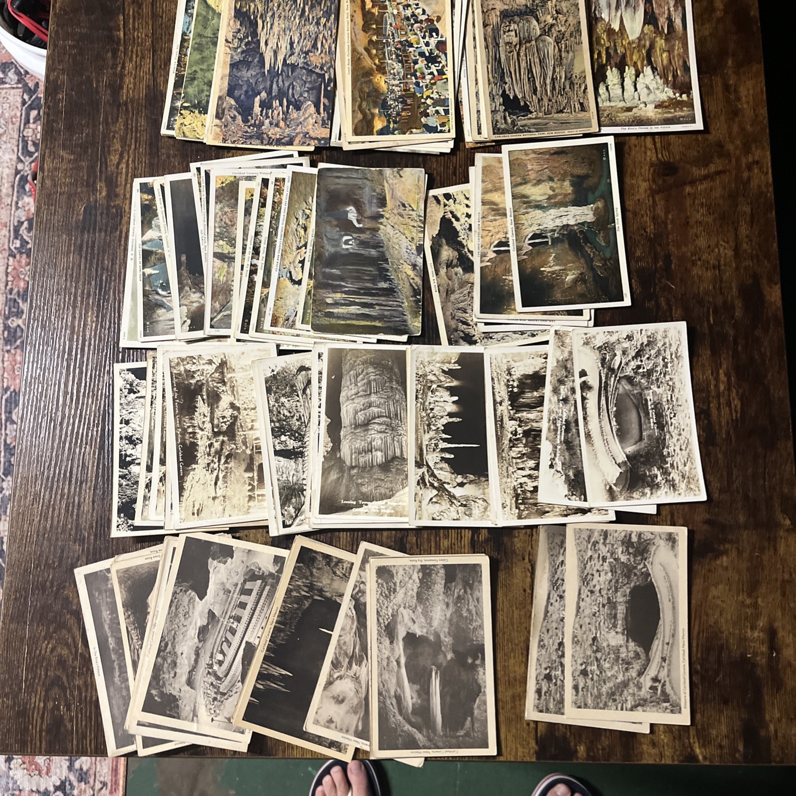 93 vintage Carlsbad Caverns postcards, NM National Park, linen, chrome, B&W lot 93 vintage Carlsbad Caverns postcards, NM National Park, linen, chrome, B&W lot