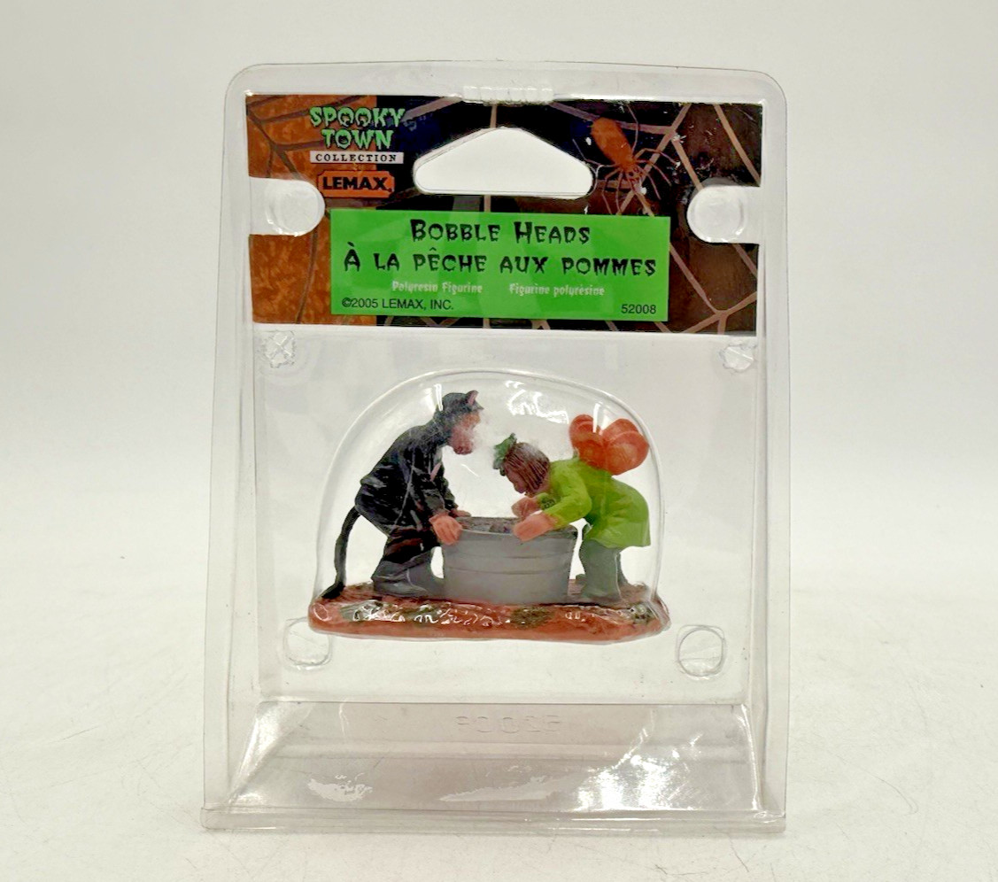 Vintage Lemax Spooky Town Poly Resin Figurines Bobble Heads Figure #52008