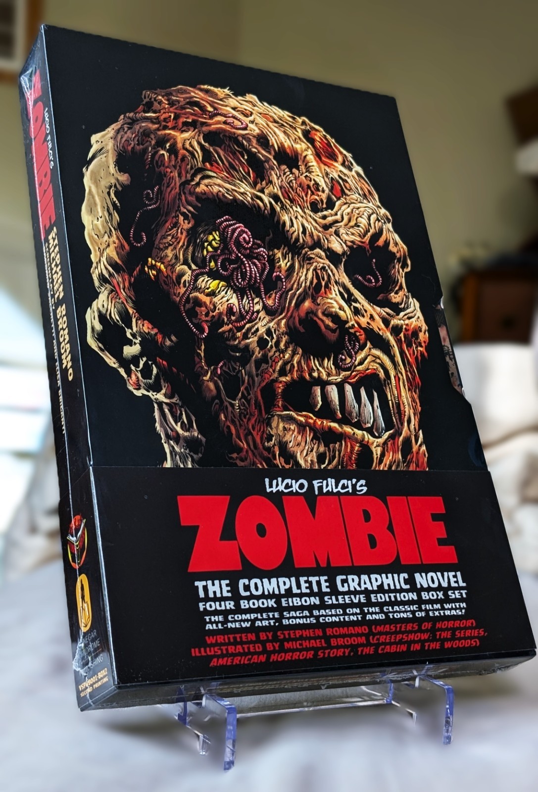 Lucio Fulci’s Zombie Graphic Novel Comic HC Limited Edition Vinegar Syndrome OOP Lucio Fulci’s Zombie Graphic Novel Comic HC Limited Edition Vinegar Syndrome OOP