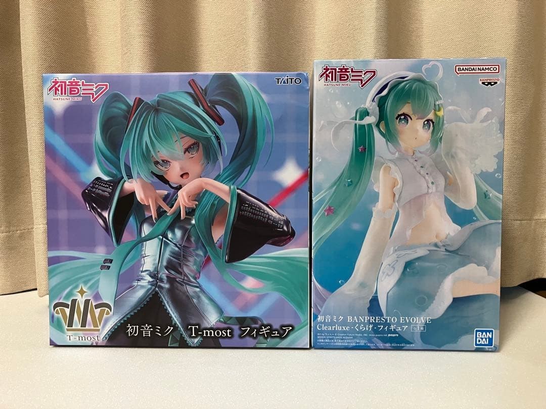 Hatsune Miku Series BANPRESTO EVOLVE Clearluxe Jellyfish T-most Figure Set