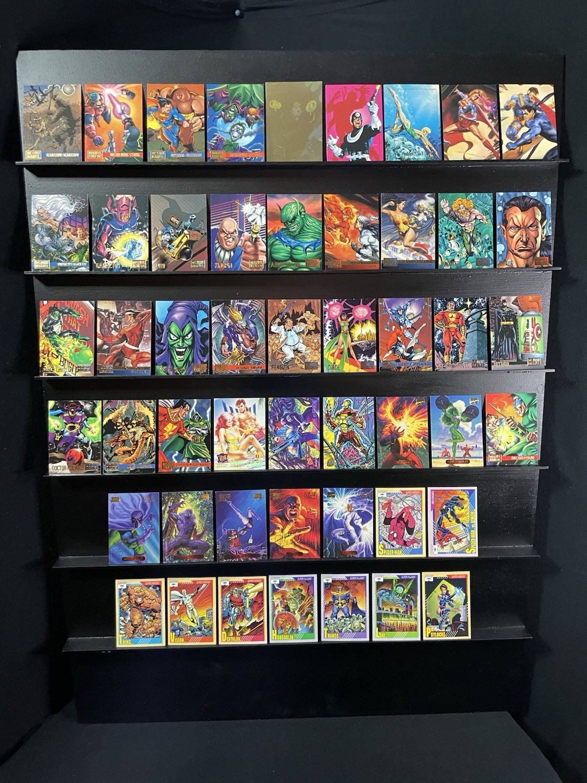 1994 Marvel vs DC 50-Card Lot + Marvel Masterpieces & Gold Autos EX-NRMT 1994 Marvel vs DC 50-Card Lot + Marvel Masterpieces & Gold Autos EX-NRMT