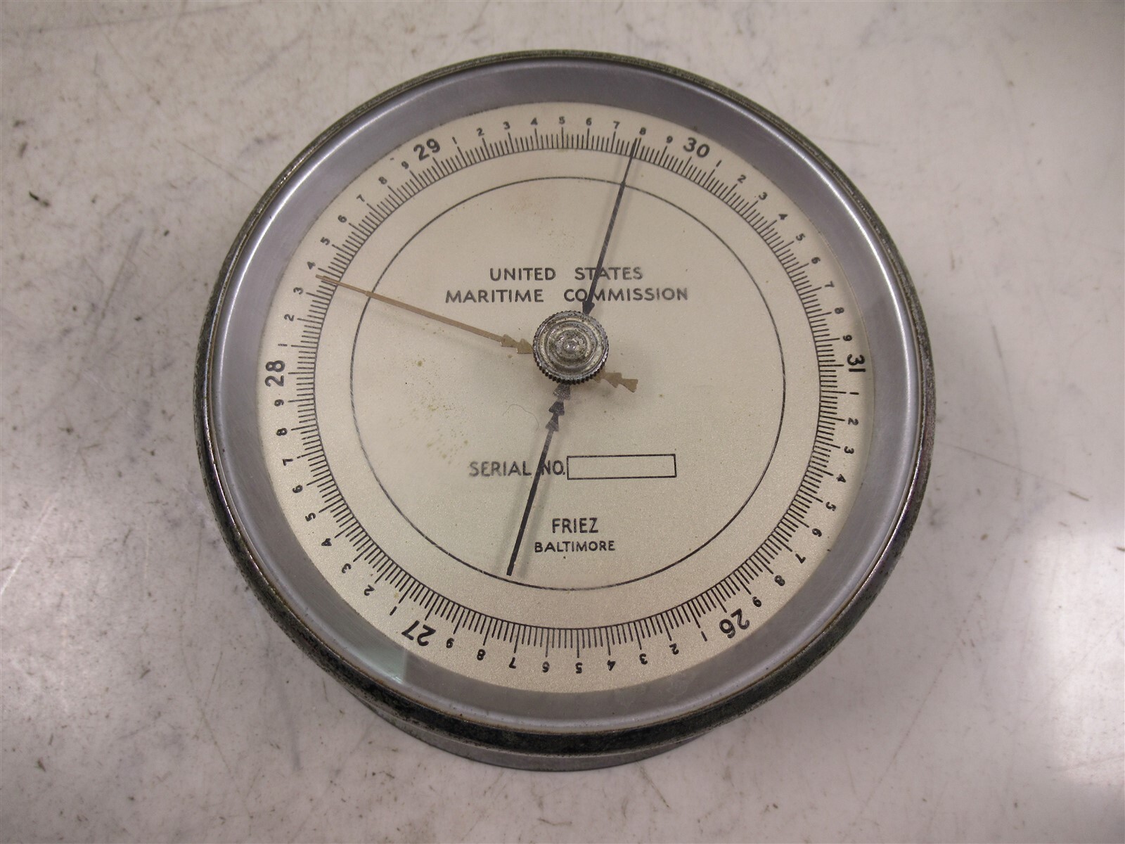 Friez Baltimore Barometer United States Maritime Commission