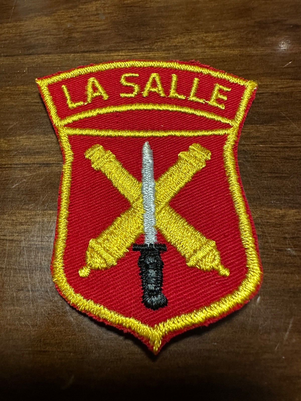 Vintage La Salle College ROTC Patch Philadelphia Pennsylvania