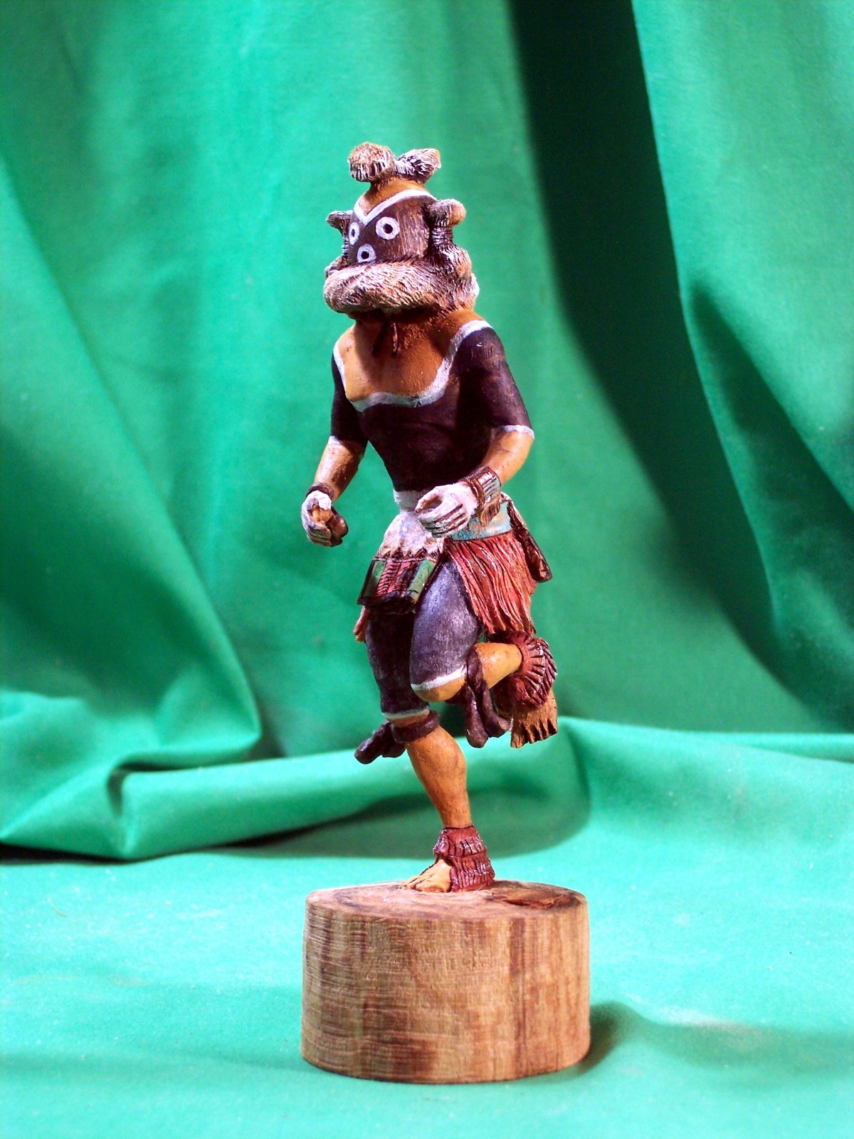 Wik'china, the Greasy Kachina by the Legendary Vern Mahkee - Spectacular Wik'china, the Greasy Kachina by the Legendary Vern Mahkee - Spectacular