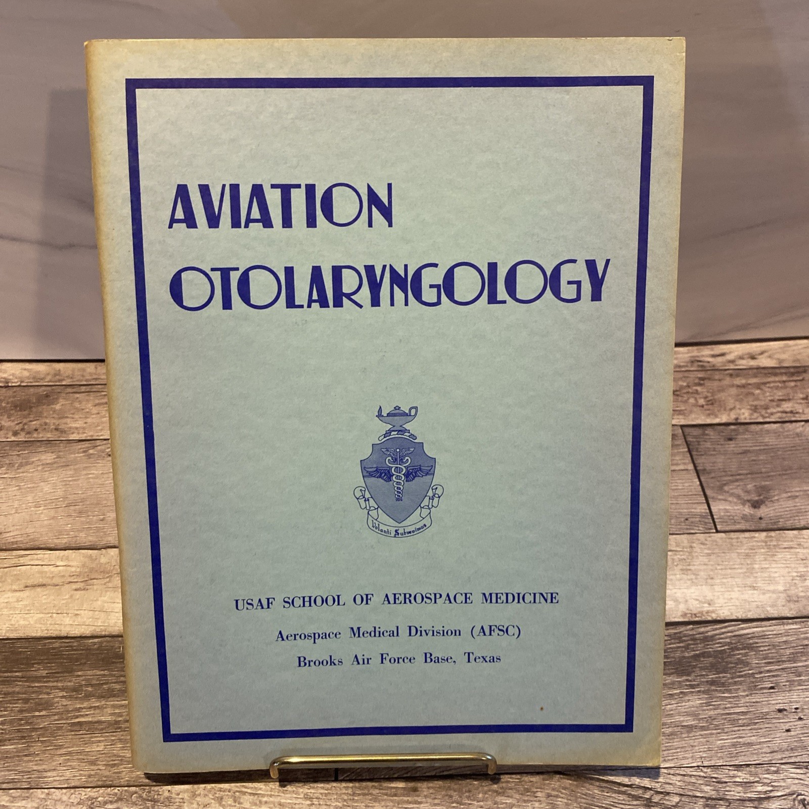 VINTAGE AVIATION WWII 1956 USAF School Of Aerospace Medicine BOOK Brooks AFB