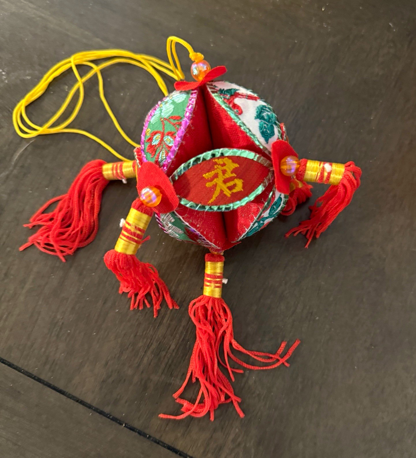 Vintage Chinese embroidered hanging silk ball xiuqui Hanging Tassels