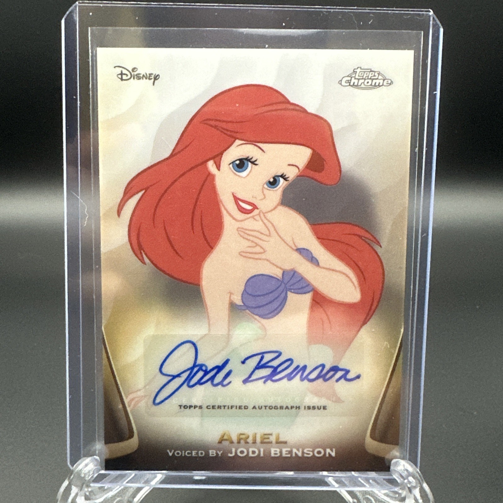 2025 Topps Chrome Disney Ariel - Jodi Benson Authentic Auto #AA-JB SP 2025 Topps Chrome Disney Ariel - Jodi Benson Authentic Auto #AA-JB SP