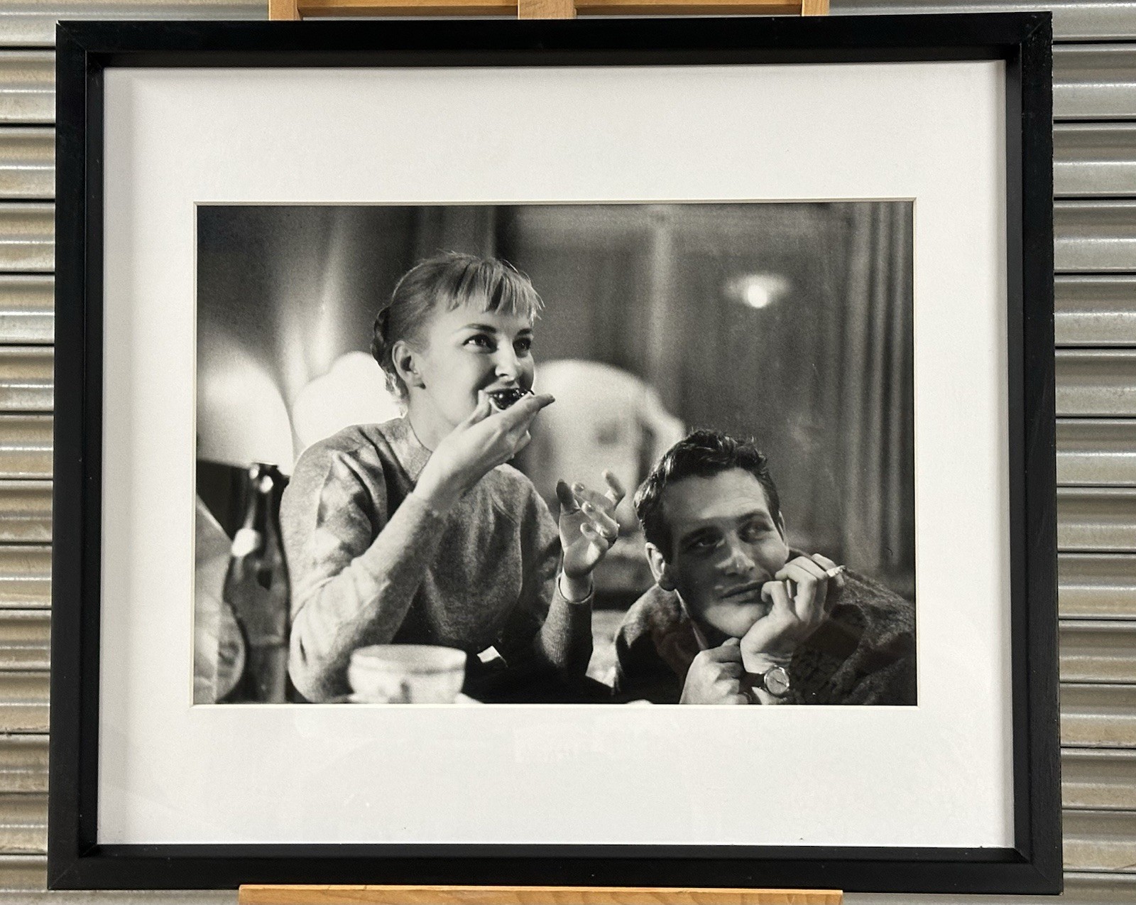 Paul Newman & Joanne Woodward Trowbridge Archive Framed Photo COA