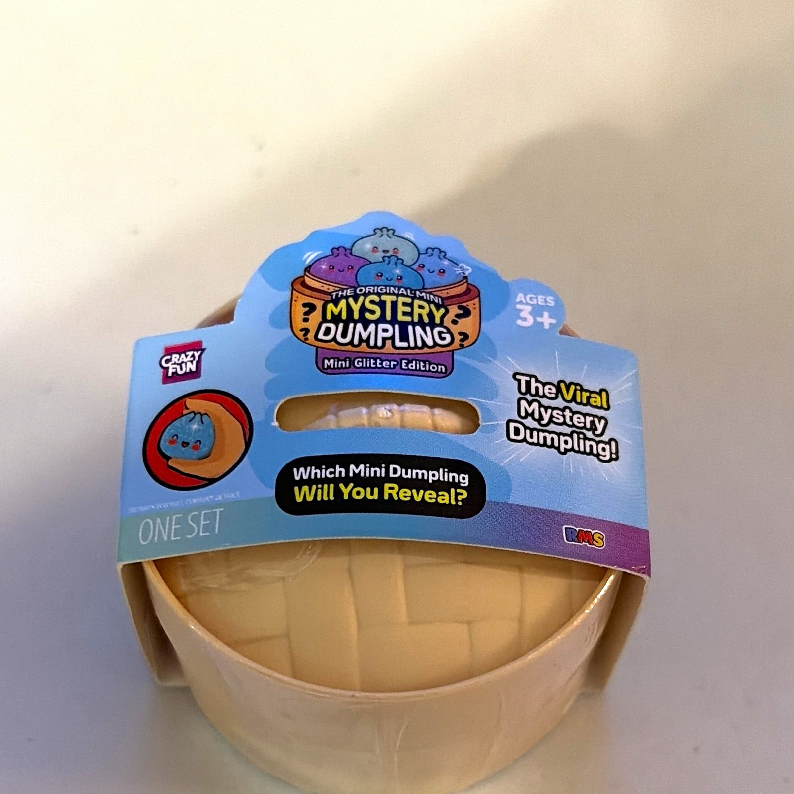 Crazy Fun Mystery Dumpling Mini Glitter Edition Blind Pack 1ct Ages 3+