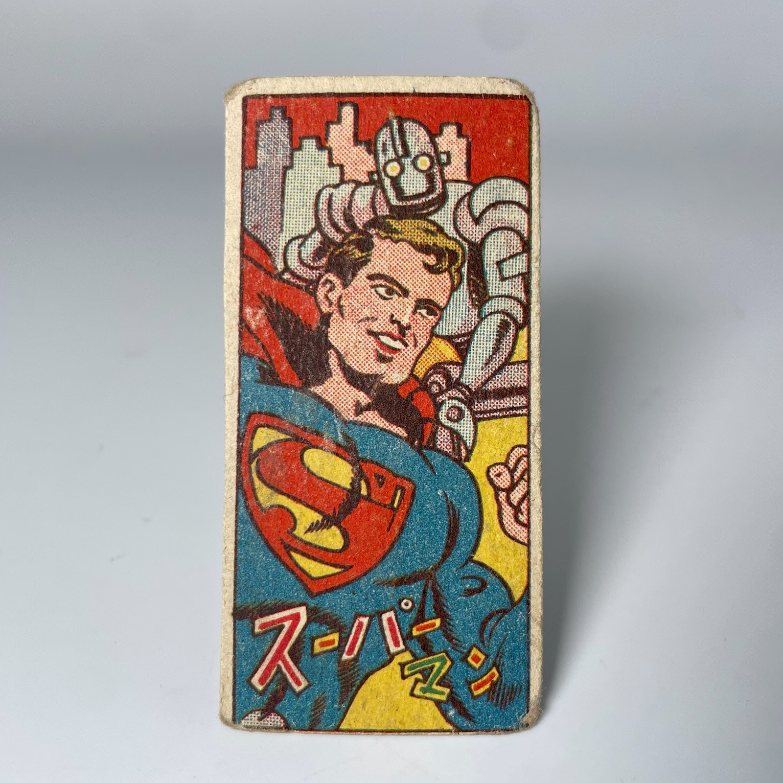 Vintage Superman Rare Japanese Menko Card DC Comics Collector’s Item Japan