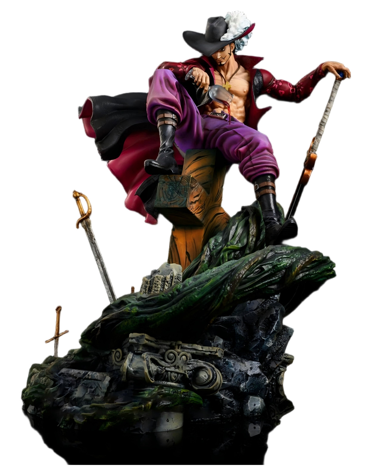 Turbo Jet Studios TJS ONE PIECE Dracule Mihawk 1/6 Limited Edition Figure Statue