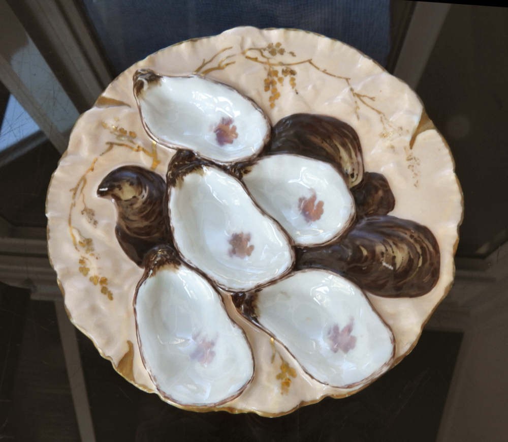Haviland Limoges Turkey Oyster Plate 5 Well