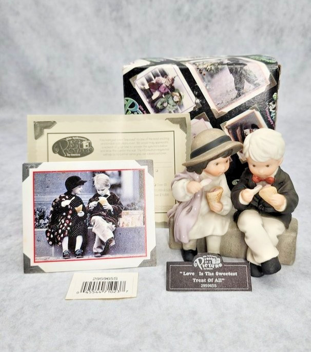 Vintage Enesco Pretty as a Picture Figurine 