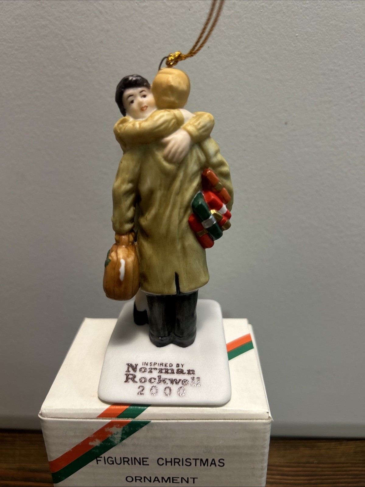 D Grossman 2000 Norman Rockwell Post HOMECOMING Mother Son Figurine Ornament D Grossman 2000 Norman Rockwell Post HOMECOMING Mother Son Figurine Ornament