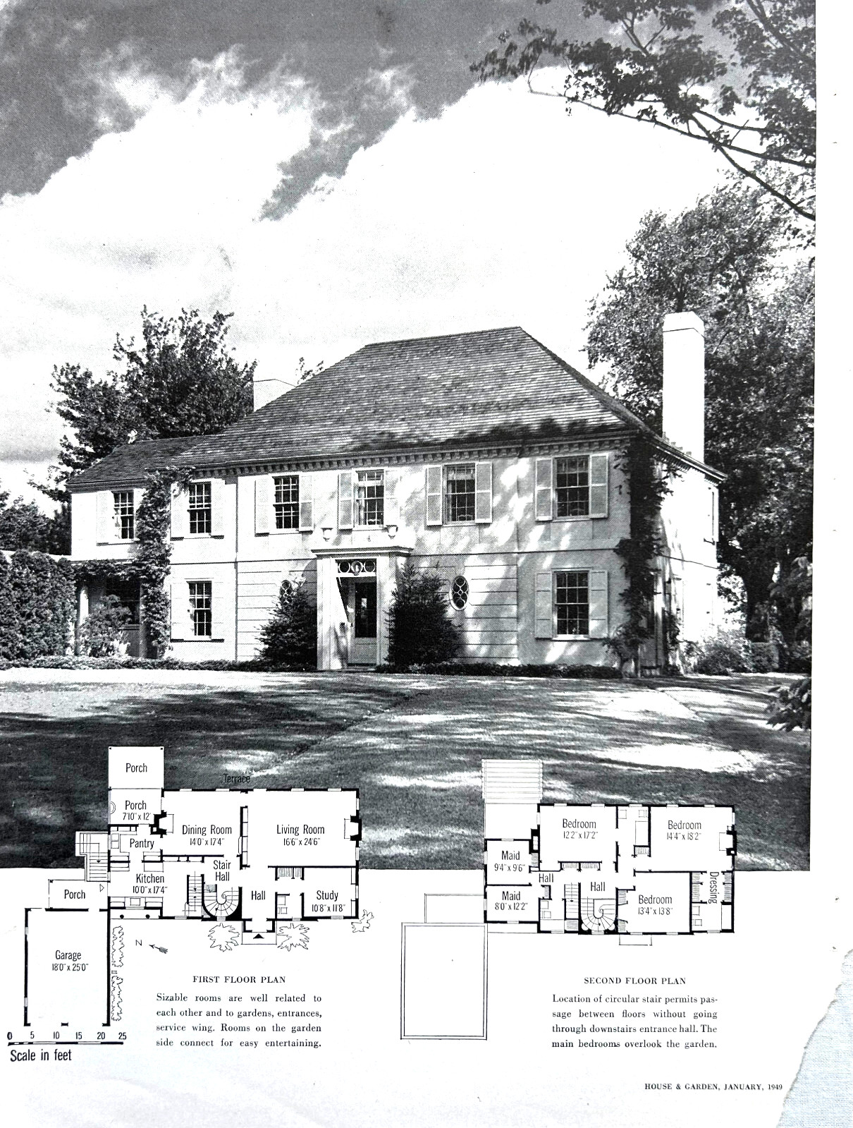 Maynard Bird Home 1949 Greenfield Hill CT Cameron Clark Architect 4 Pages Pics Maynard Bird Home 1949 Greenfield Hill CT Cameron Clark Architect 4 Pages Pics