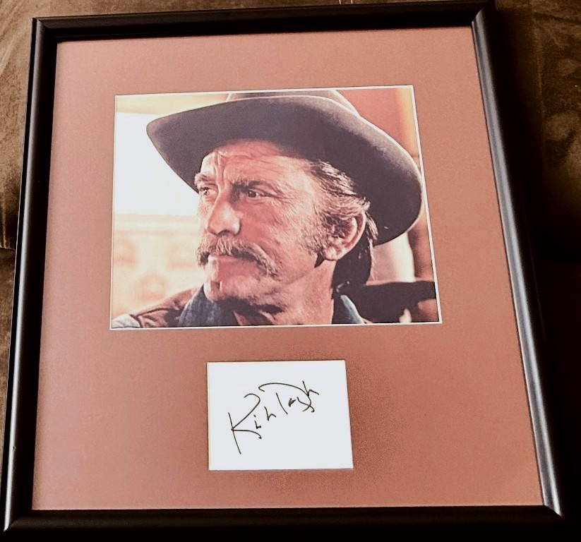 Kirk Douglas autograph signed cut signature framed Gunfight 8x10 movie photo JSA Kirk Douglas autograph signed cut signature framed Gunfight 8x10 movie photo JSA