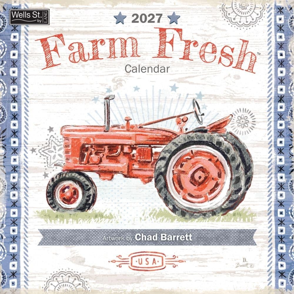 Lang Brands, LLC, Farm Fresh 2027 Wall Calendar by Chad Barrett Lang Brands, LLC, Farm Fresh 2027 Wall Calendar by Chad Barrett