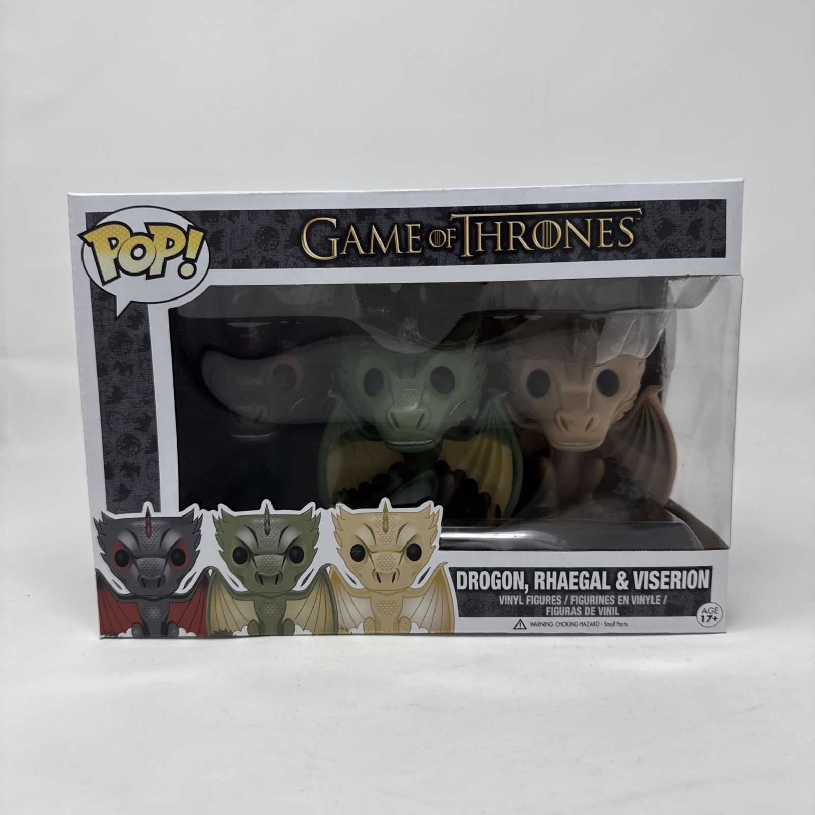 Funko Pop Vinyl: Game of Thrones - GOT - Dragon 3-Pack - HBO (Exclusive) Funko Pop Vinyl: Game of Thrones - GOT - Dragon 3-Pack - HBO (Exclusive)