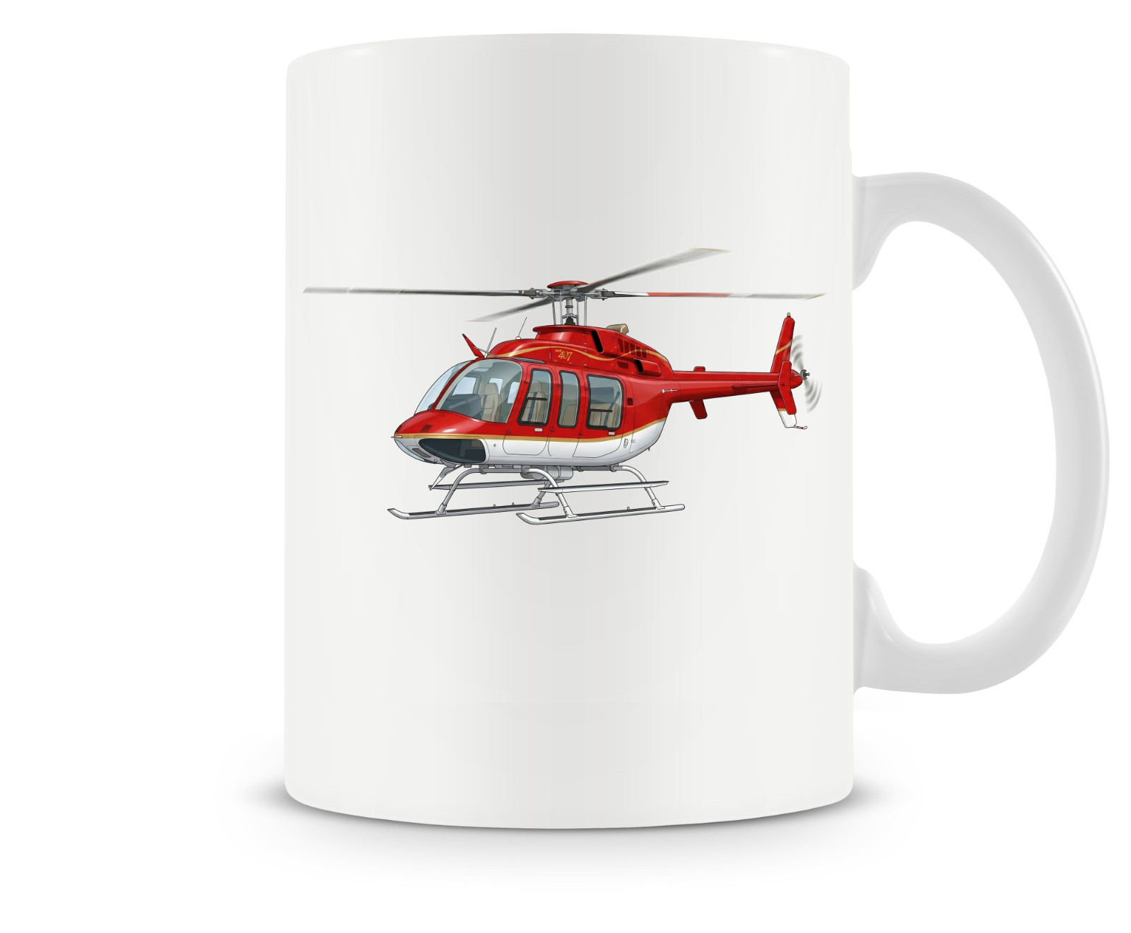 Bell 407 Ceramic Coffee Mug - 15oz. Bell 407 Ceramic Coffee Mug - 15oz.