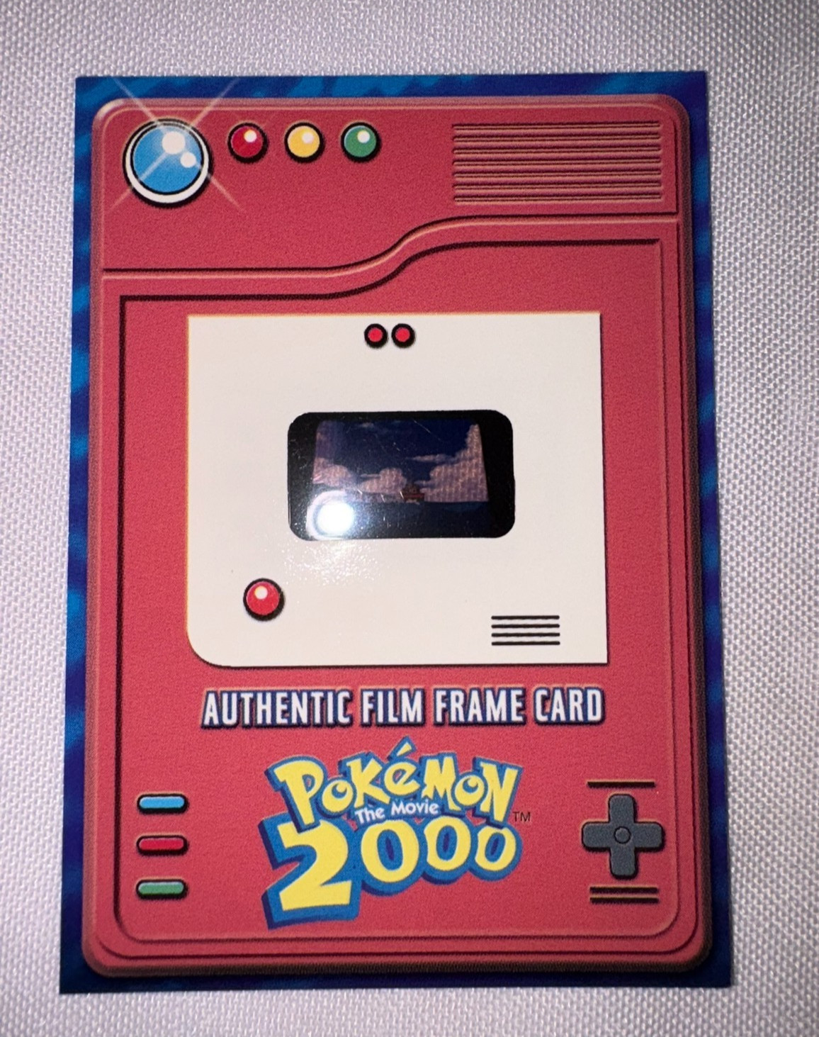 Topps Pokemon the Movie 2000 Authentic Film Frame Card Lapras Mint - Near Mint