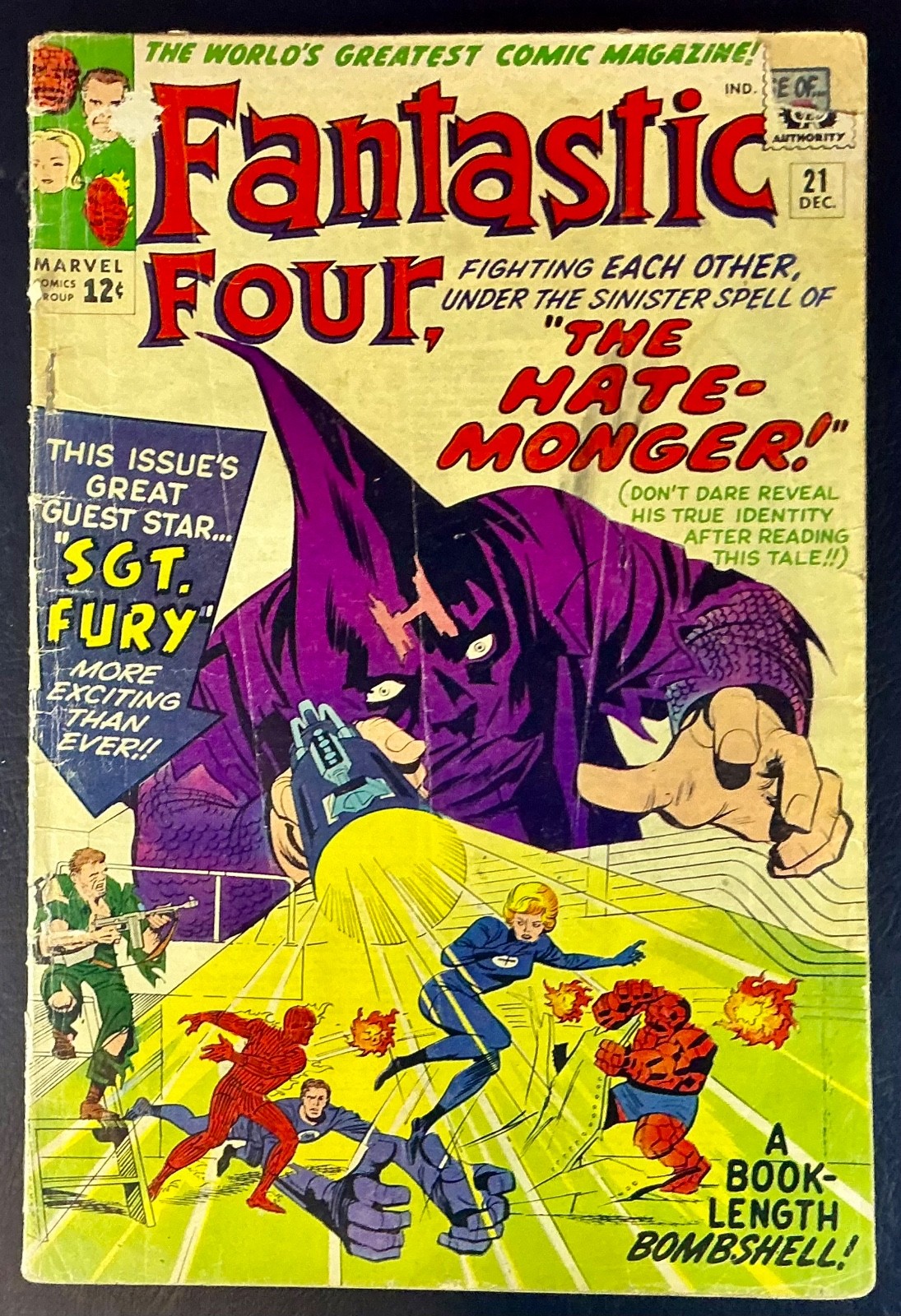 Marvel Fantastic Four / 21 Dec 1964
