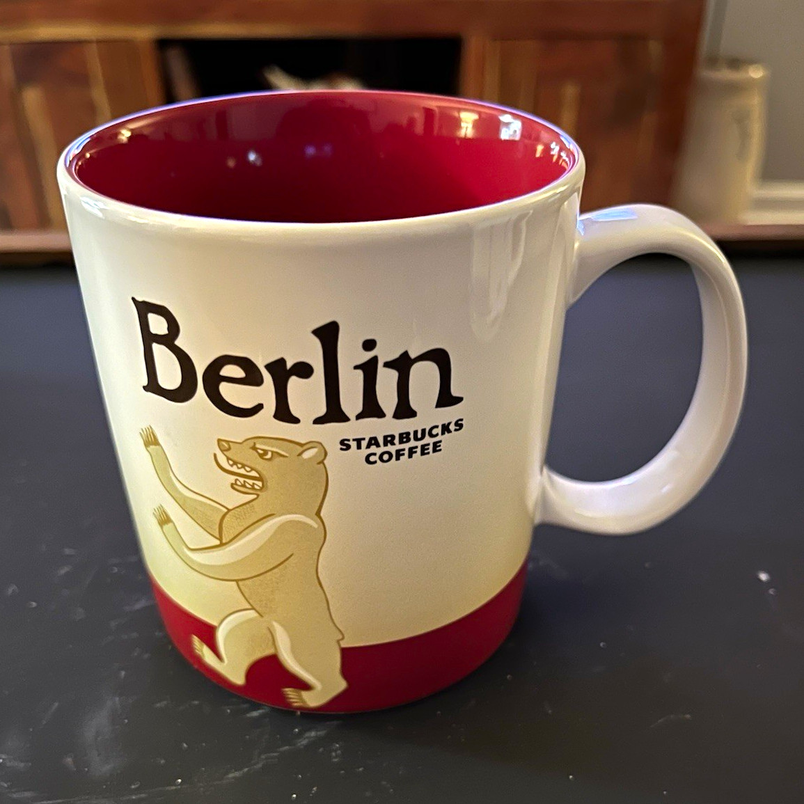 Starbucks Berlin City Mug 2013 Original White/Red Coffee & Tea Advertising