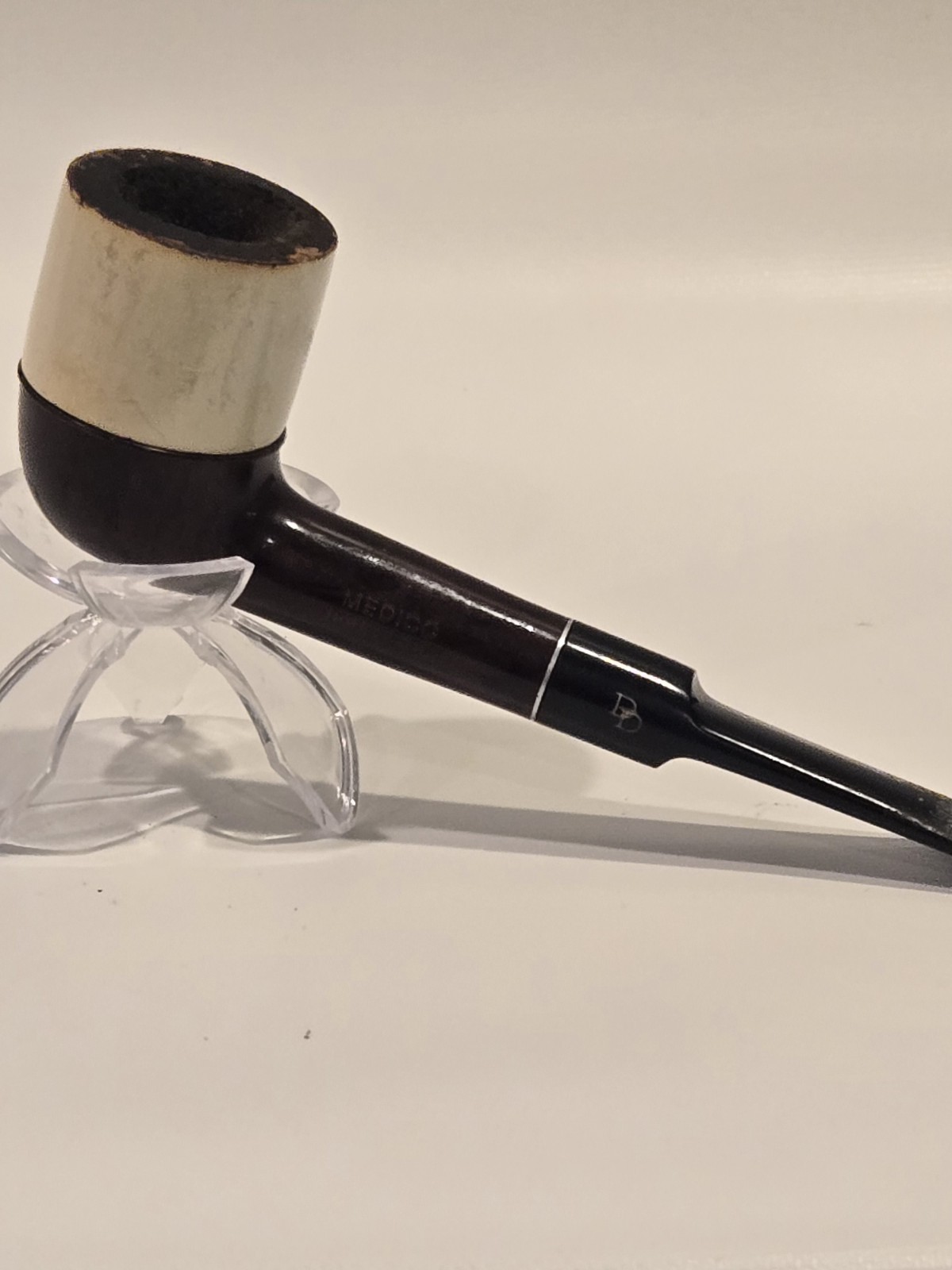 Vtg Medico Double-Dri DD Bakelite Tobacco Pipe Removable Bowl Vtg Medico Double-Dri DD Bakelite Tobacco Pipe Removable Bowl