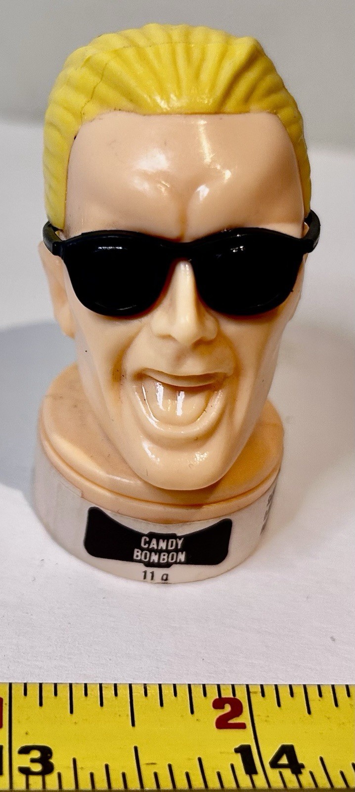 Vintage 1987 MAX HEADROOM Candy Container 2.5” BONBON