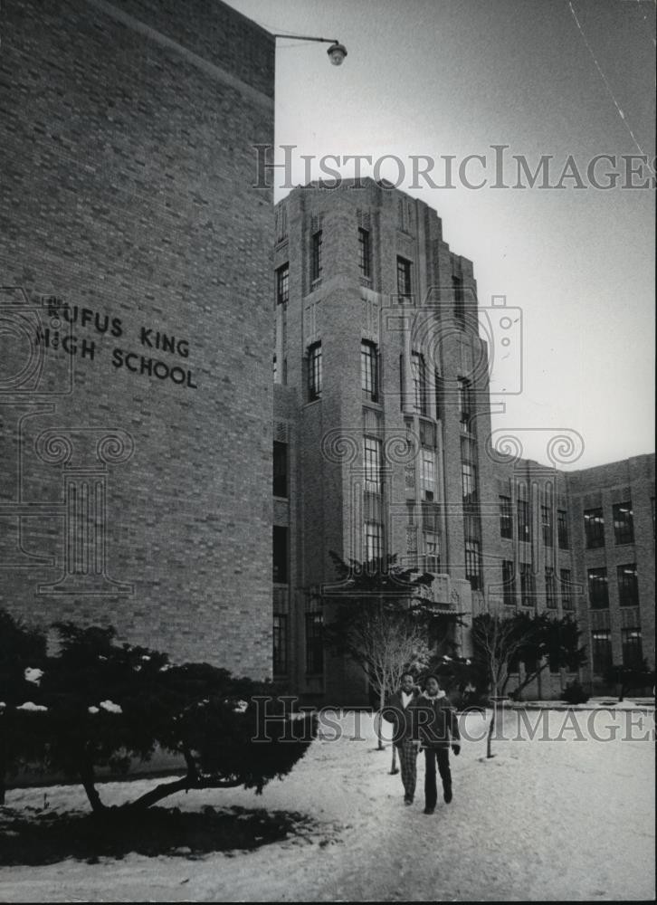 1976 Press Photo Rufus King Senior High School - mja29590