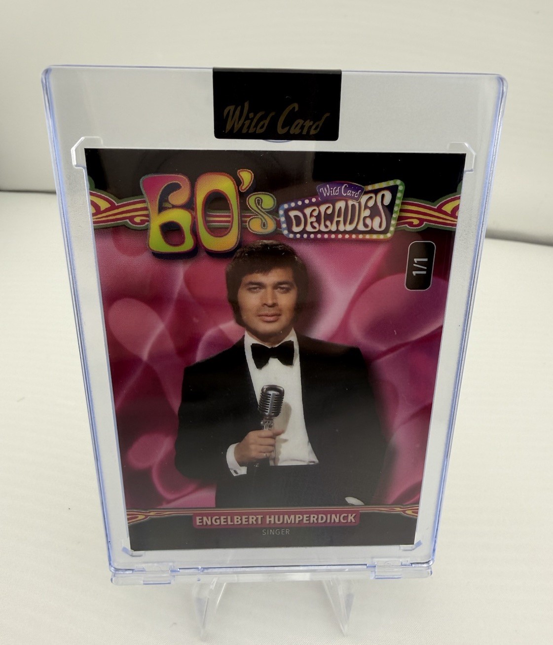 Wild Card Engelbert Humperdinck 1/1 Decades 60’s Holographic