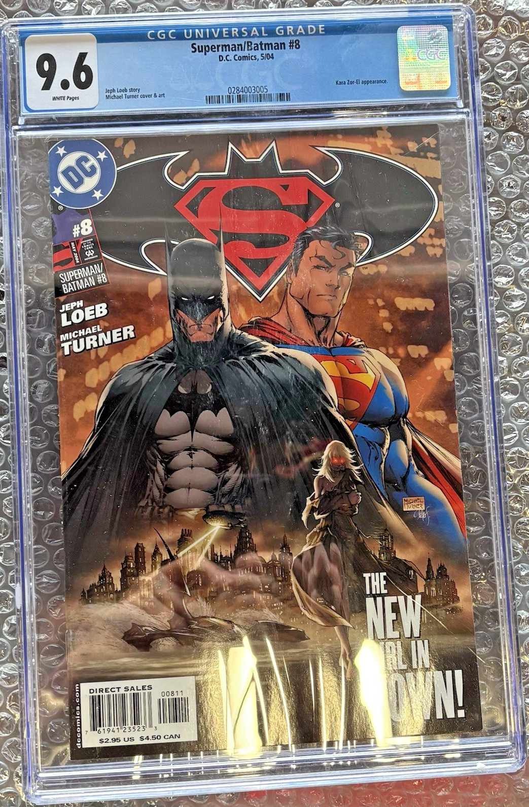 DC CGC 9.6 DC Superman/Batman #8 NM+ (2004) - 1st Appearance Kara Zor Supergirl