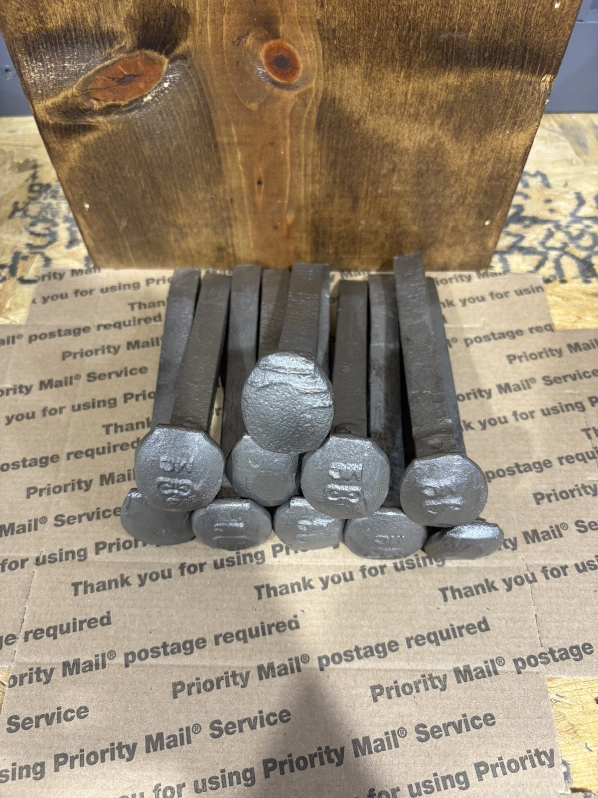 LOT of TEN (10) 5/8
