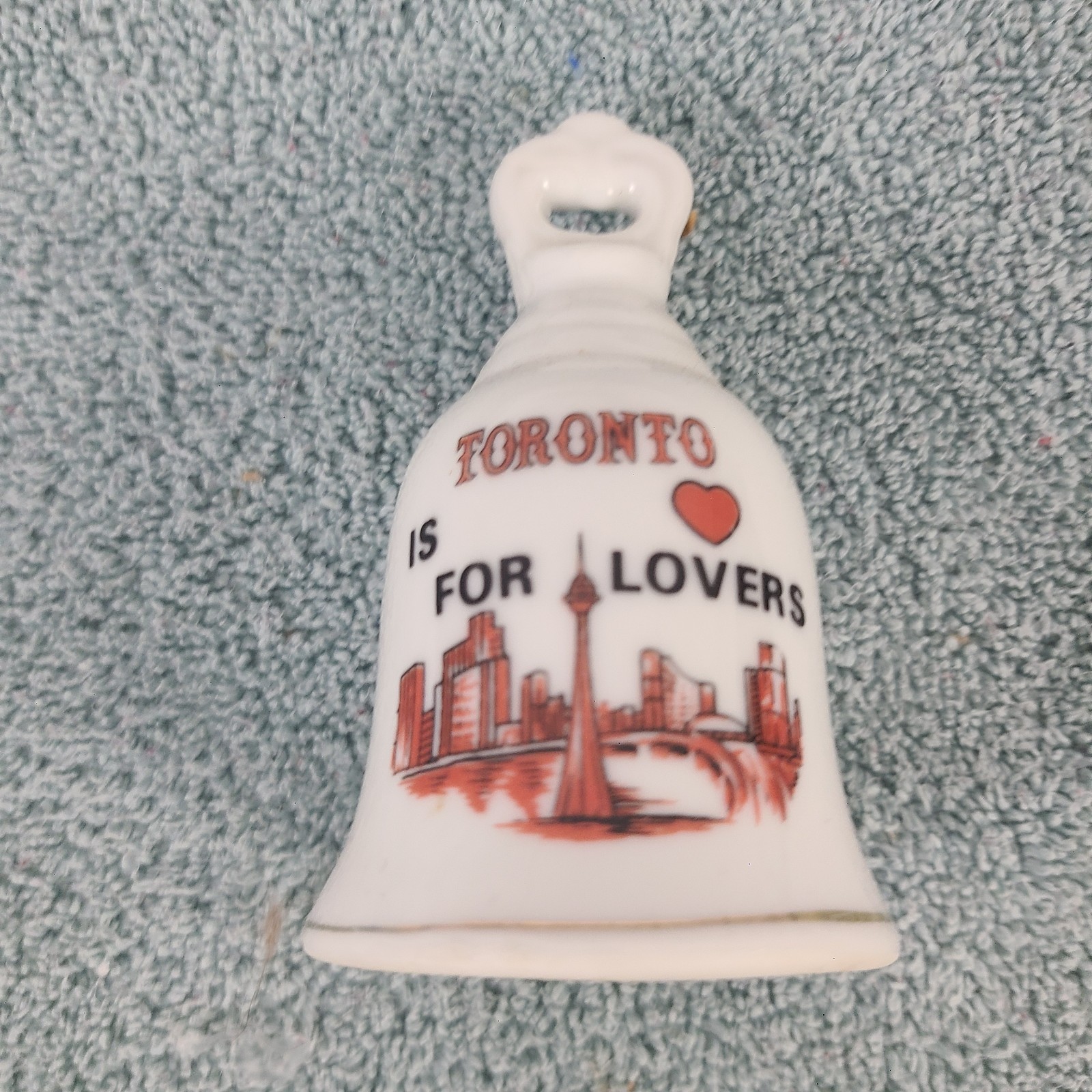 Vintage Toronto Skyline Queen City of Canada is for Lovers Souvenir Gift Bell Vintage Toronto Skyline Queen City of Canada is for Lovers Souvenir Gift Bell