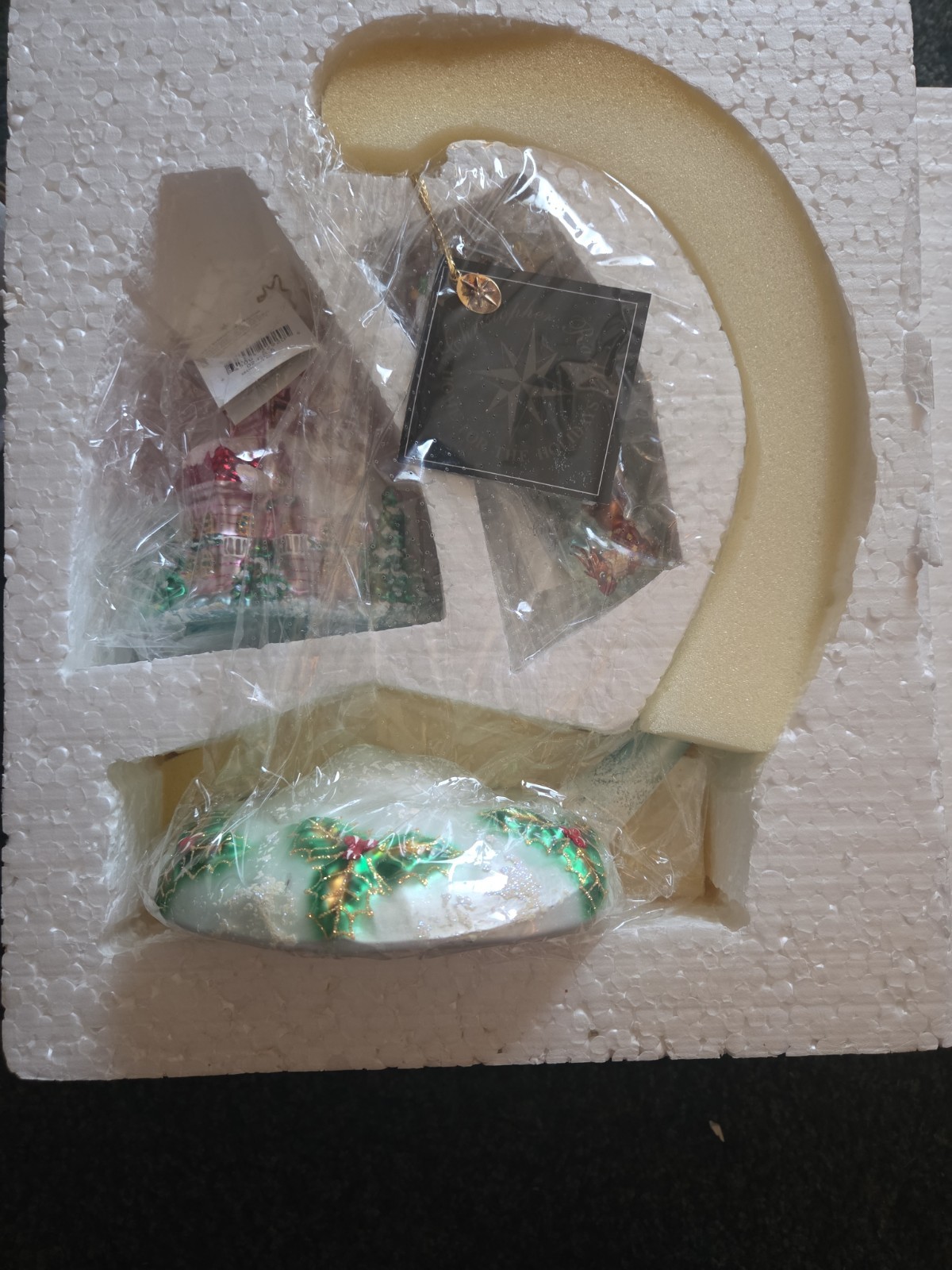 Christopher Radko Midnight Magic 3 Piece Ornament Set With Tags Never Removed